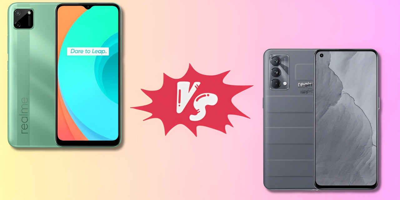 Realme C11 vs. Realme GT Master - Fonezone.ae