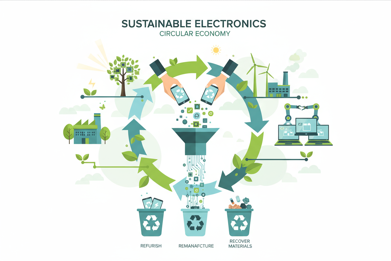 Sustainable materials management promotes responsible non-hazardous waste.
