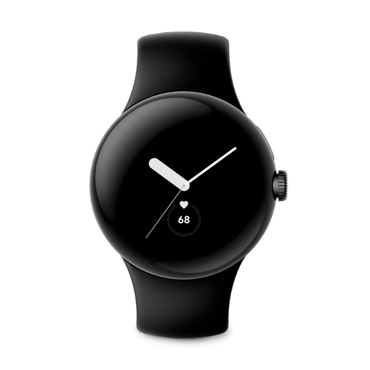 Google Pixel Watch - Android Smart Watch with Activity Tracking - Smart Watch with Heart Rate Tracker - Stainless Steel Case in Matte Black with Obsidian Sports Strap, LTE