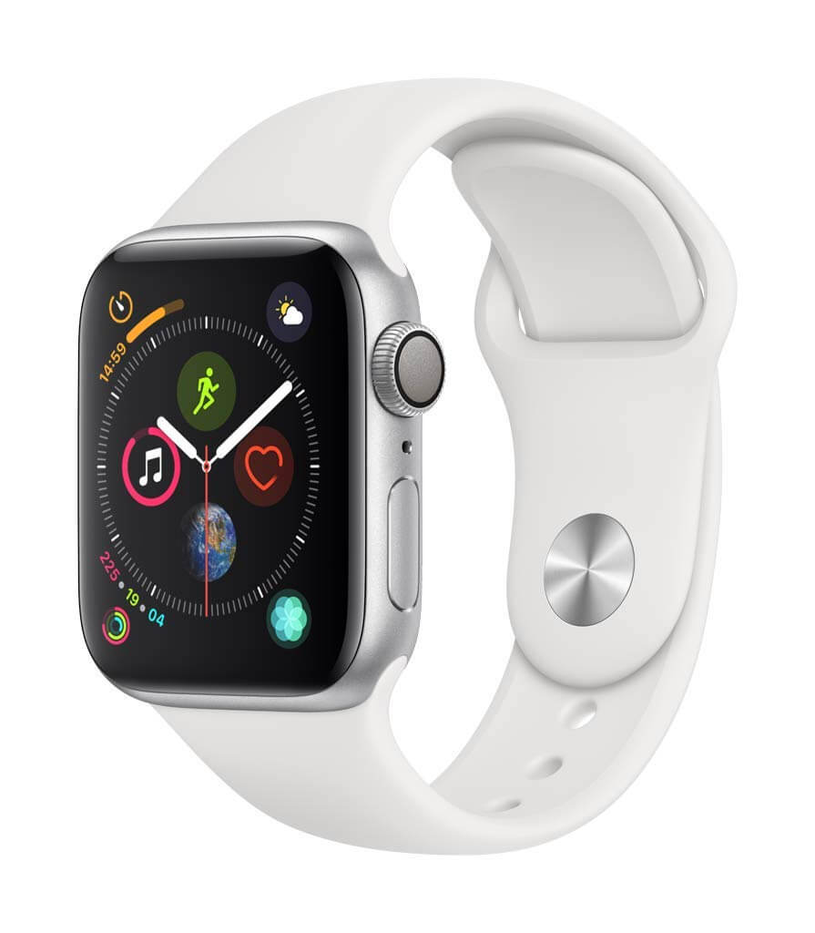 Apple Watch 4 GPS Aluminum 40mm Silver - Fonezone.ae