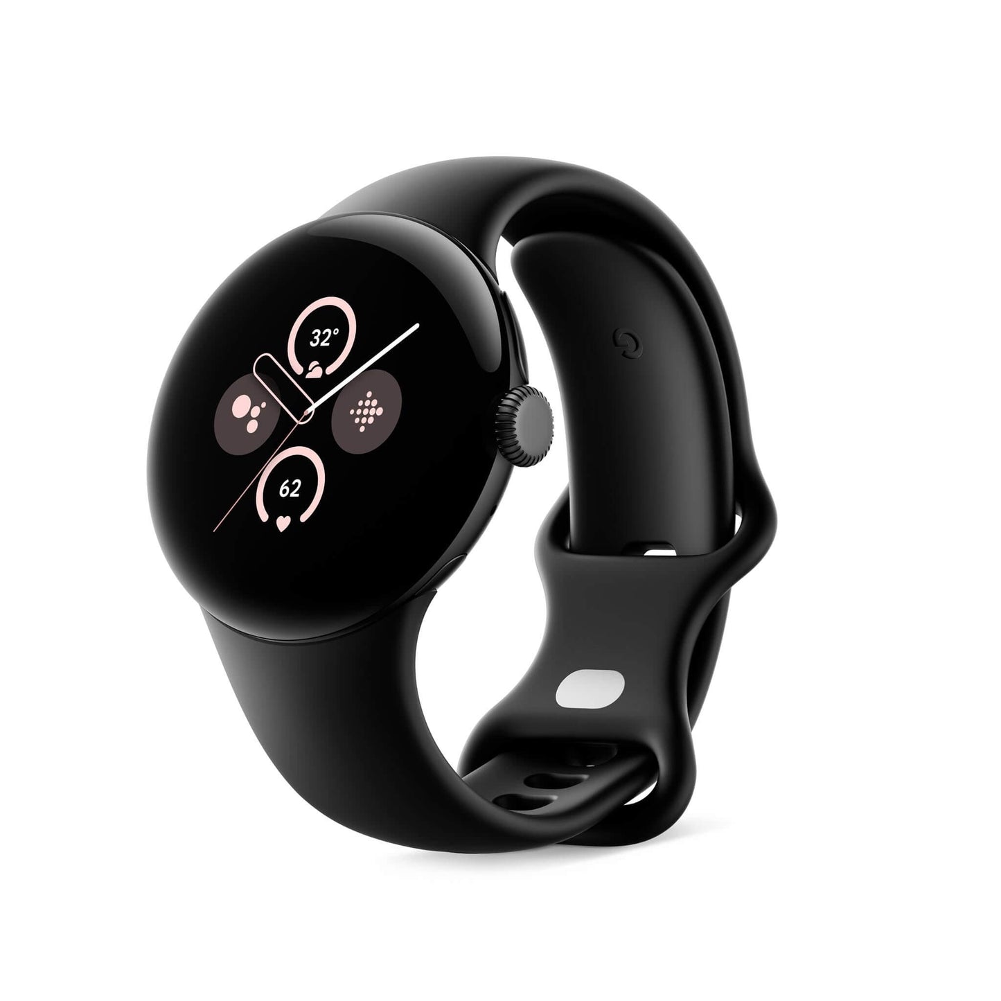 Google Pixel Watch 2 | 32GB+ 2GB RAM | Heart Rate Tracking, Stress Management, Safety Features - Android Smartwatch (Bluetooth/Wi-Fi, Matte Black Aluminium Case/Obsidian Active Band)