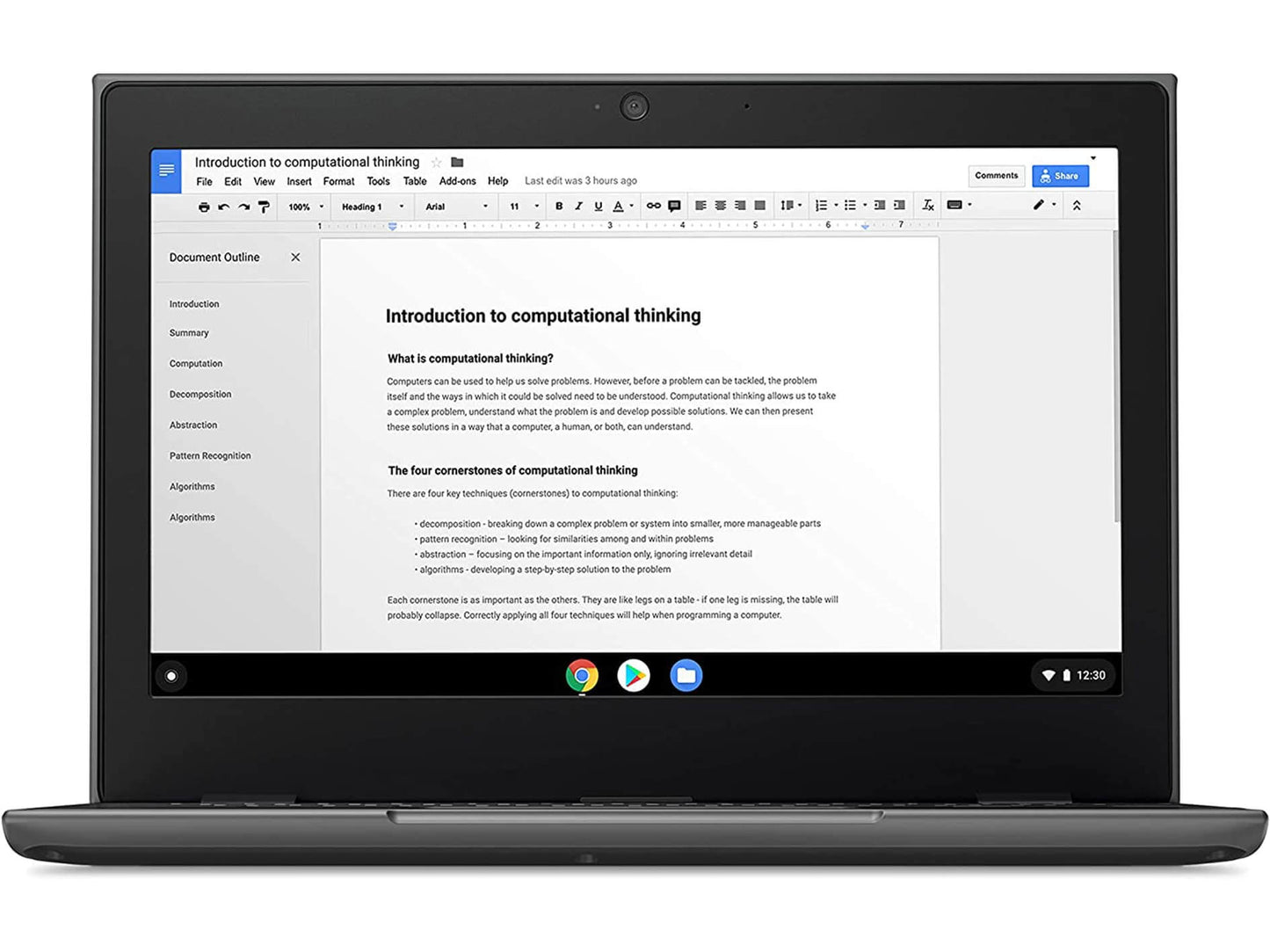 Lenovo 2022 100E Rugged Chromebook – Best Student Laptop Deals in UAE