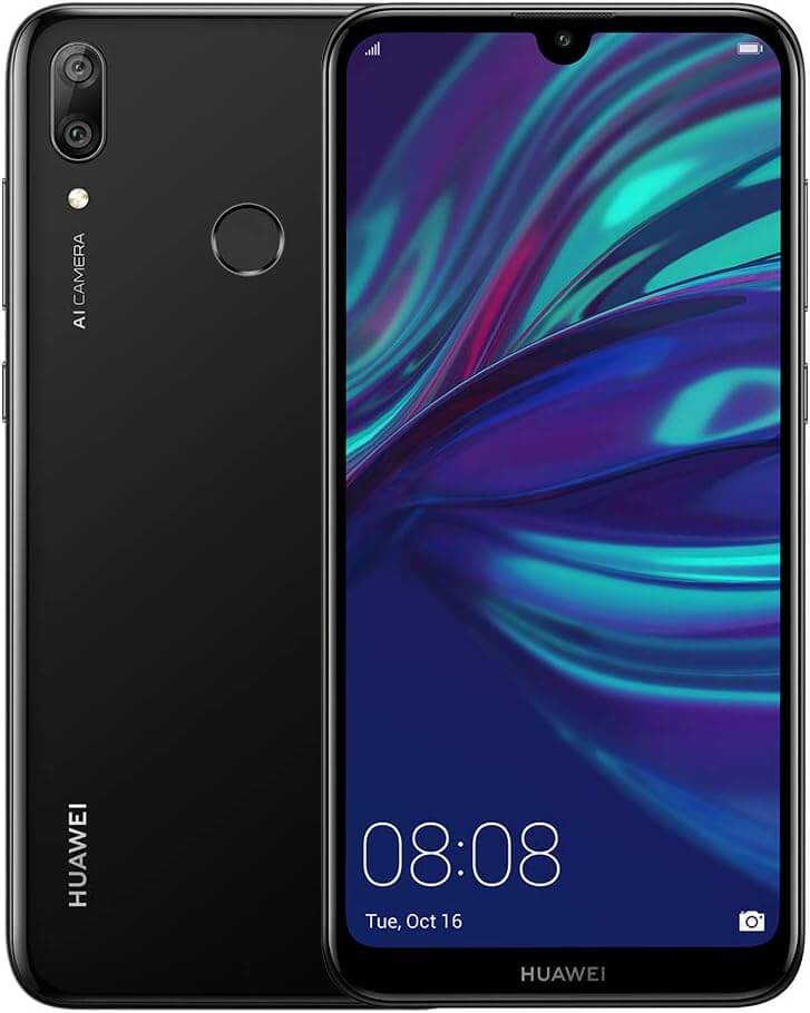 Huawei Y7 2019 128GB, 4GB Ram Black - Shop at Fonezone.ae
