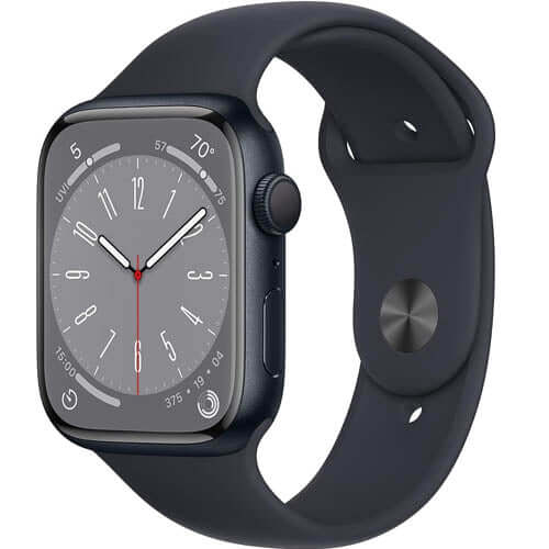 Apple Series 8 45mm Smart Watch Midnight Aluminium Case in Dubai, UAE