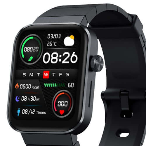 Mibro T1 Smart Watch Bluetooth Call Watch With 1.6-inch AMOLED HD Display Black Brand New