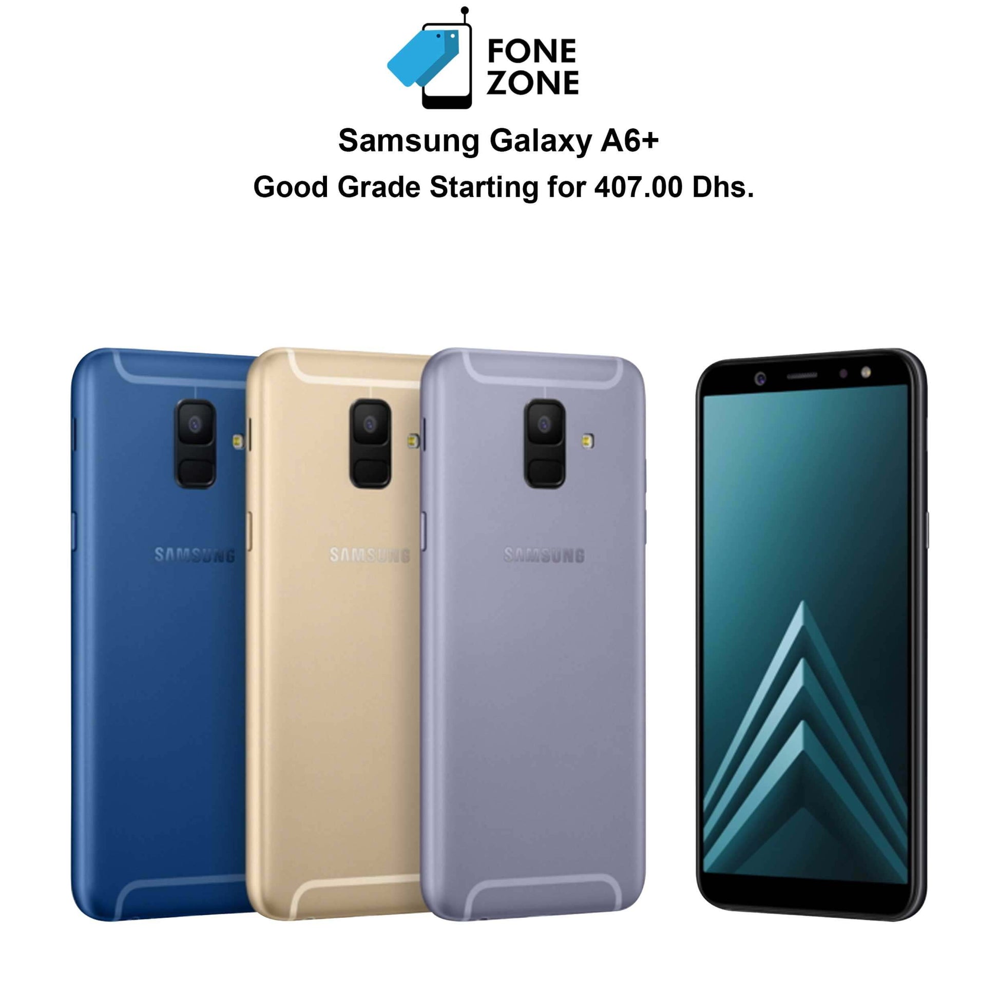 Shop Samsung Galaxy A6+ Dual Sim Blue Online in UAE at Lowest Price
