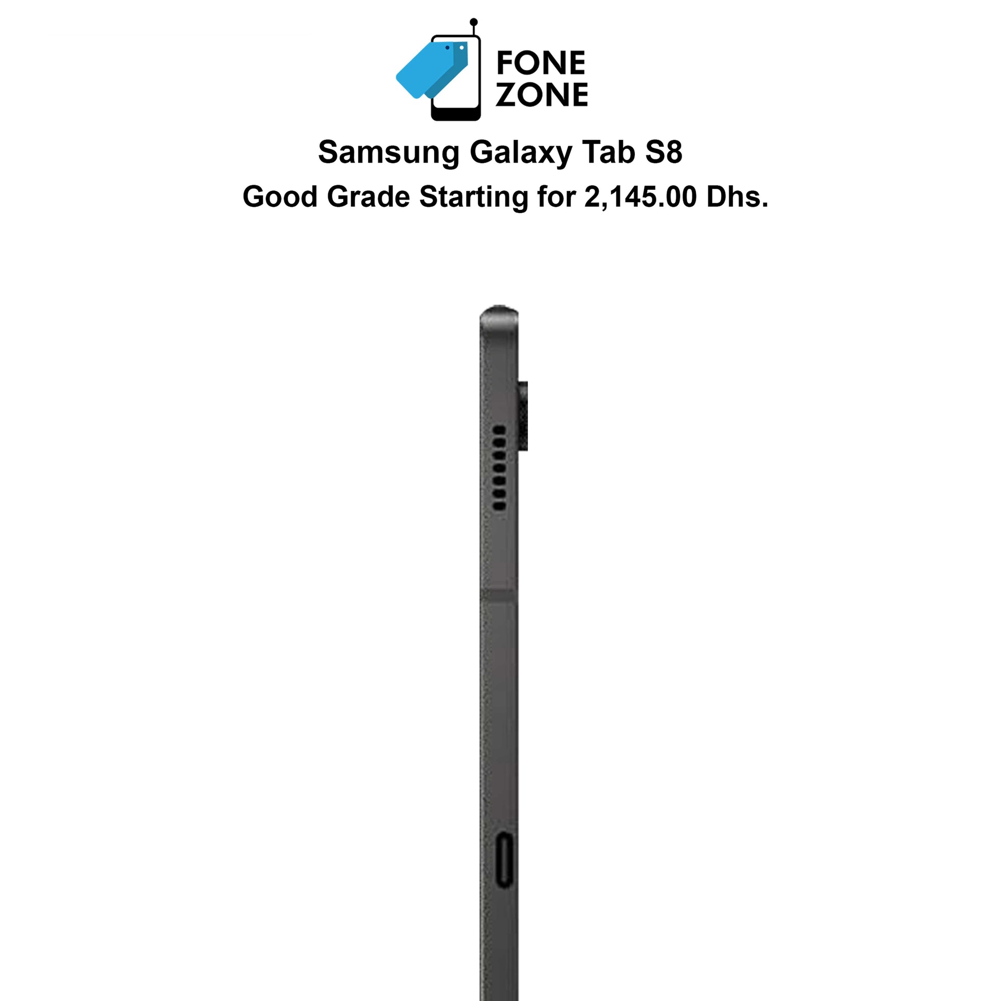 Best refurbished Samsung Galaxy Tab S8 at Fonezone.ae