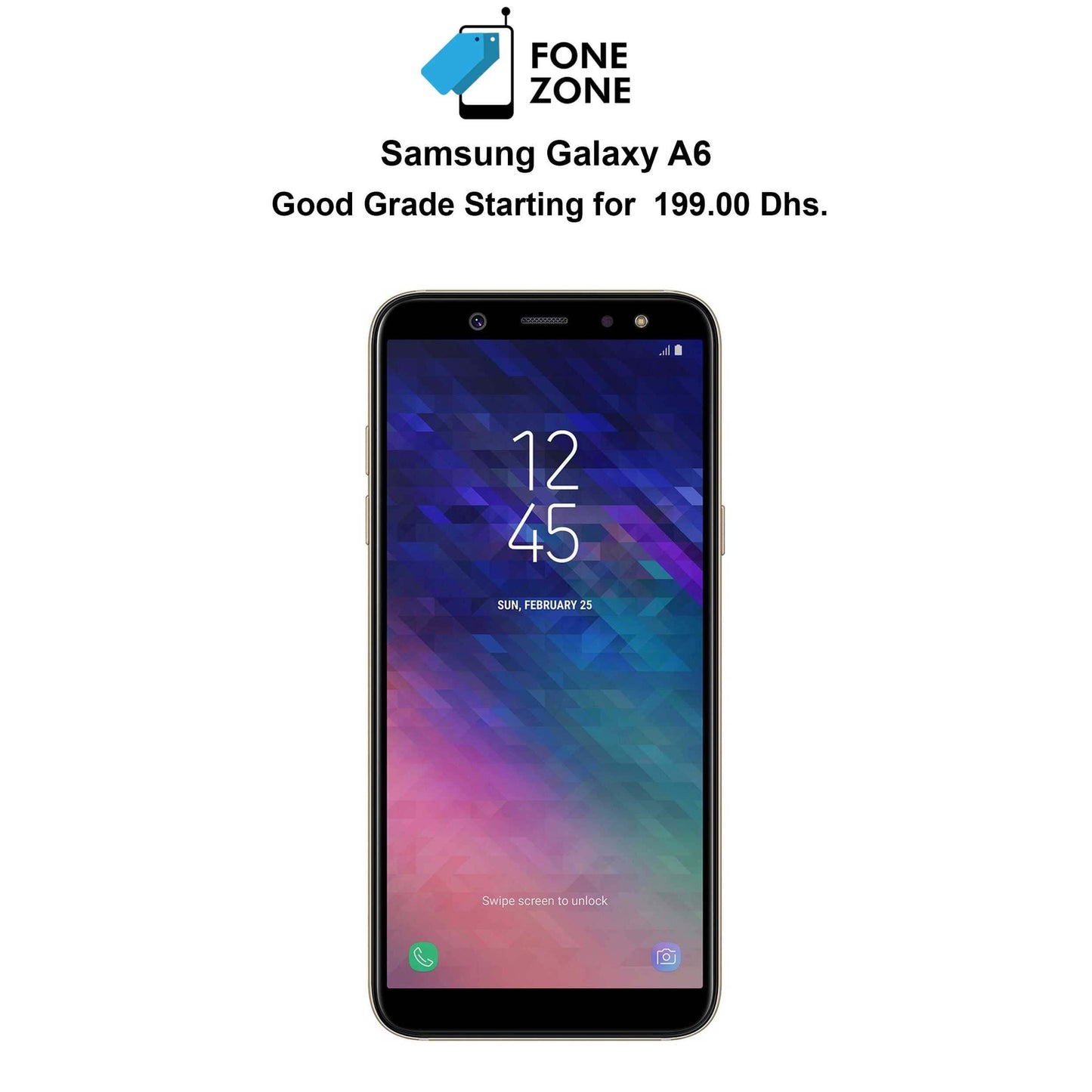Samsung Galaxy A6 in Dubai, Abu Dhabi, Sharjah , UAE