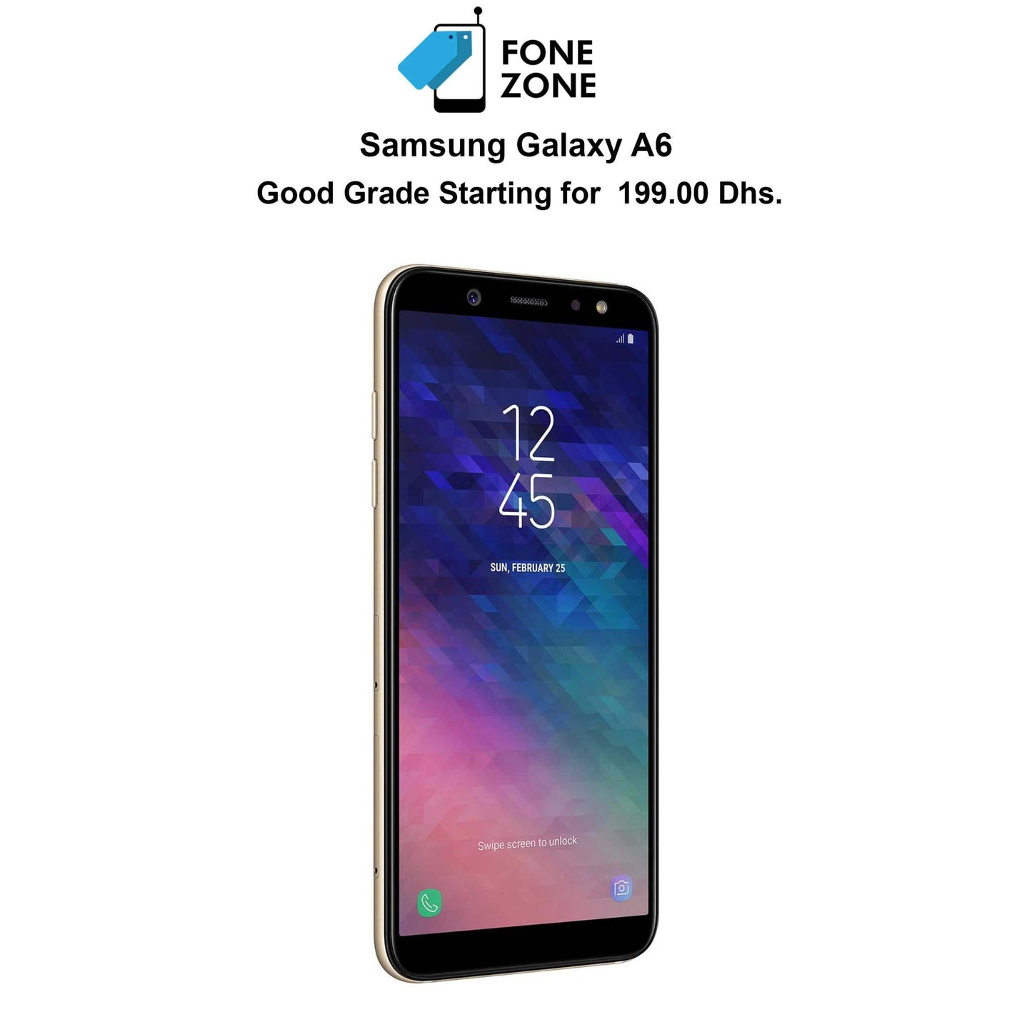 Samsung Galaxy A6 in Dubai, UAE