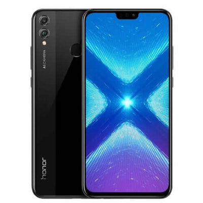 Honor 8X 64GB 4GB Ram Single Sim, Black | Fonezone UAE