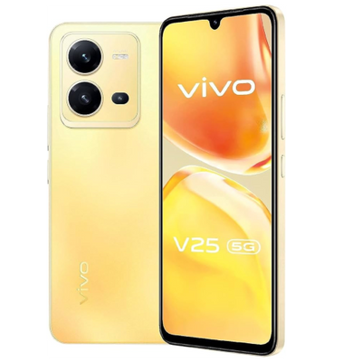 Buy Vivo V25 5G 128GB 8GB Ram Sunrise gold Online in UAE