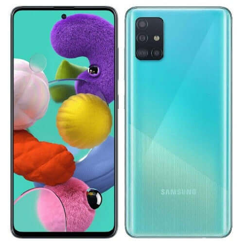 Samsung Galaxy (A51) 128GB 4GB RAM single sim Prism Crush Blue