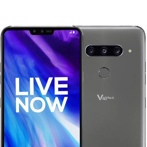 LG V40 ThinQ 64GB, 6GB Ram, New Platinum Gray