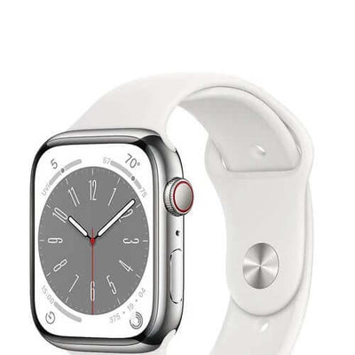 Apple Watch Series 8 GPS 45mm Silver Stainless Steel Case in UAE