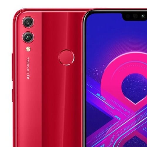 Honor 8X 64GB 4GB Ram Single Sim Red at Best Price