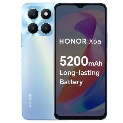 Honor X6a 128GB 4GB Cyan Lake 4G Smartphone in UAE
