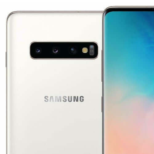 SAMSUNG Galaxy S10 Plus (128GB, 8Gb 8GB) Ceramic White Single Sim - Fonezone.ae