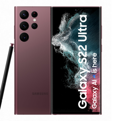 Samsung Galaxy S22 Ultra 256GB 8GB Ram Burgundy