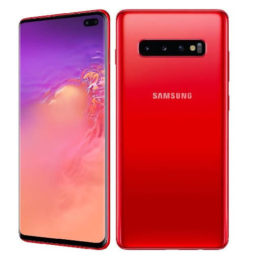 Samsung Galaxy S10 (Cardinal Red, 512GB) for sale in UAE - Dubai