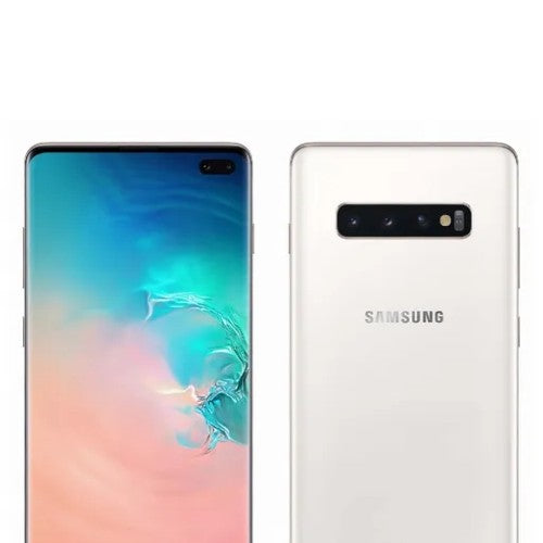 Samsung Galaxy S10 Plus Dual Sim, 128GB, 6GB Ram Ceramic White