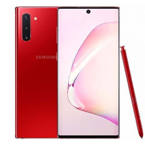 Samsung Galaxy Note10 256GB 12GB Ram (Single Sim), Aura Red