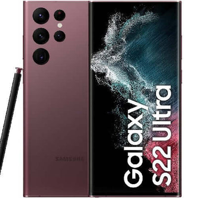 Samsung Galaxy S22 Ultra 256GB 12GB RAM Burgundy for Sale in Dubai
