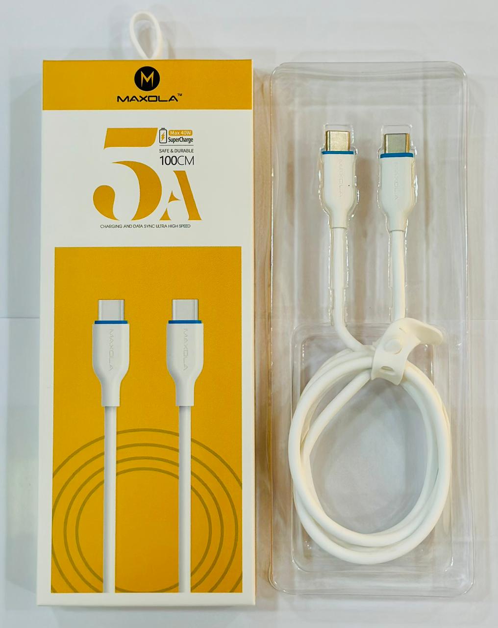 MAXOLA Super Charging-Data Cable 5A Max 100 CM 40W