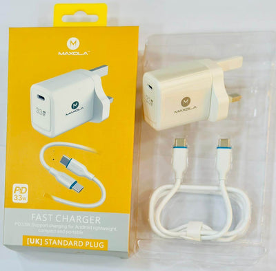 MAXOLA Fast Charger PD33W Android Lightweight | Fonezone.ae