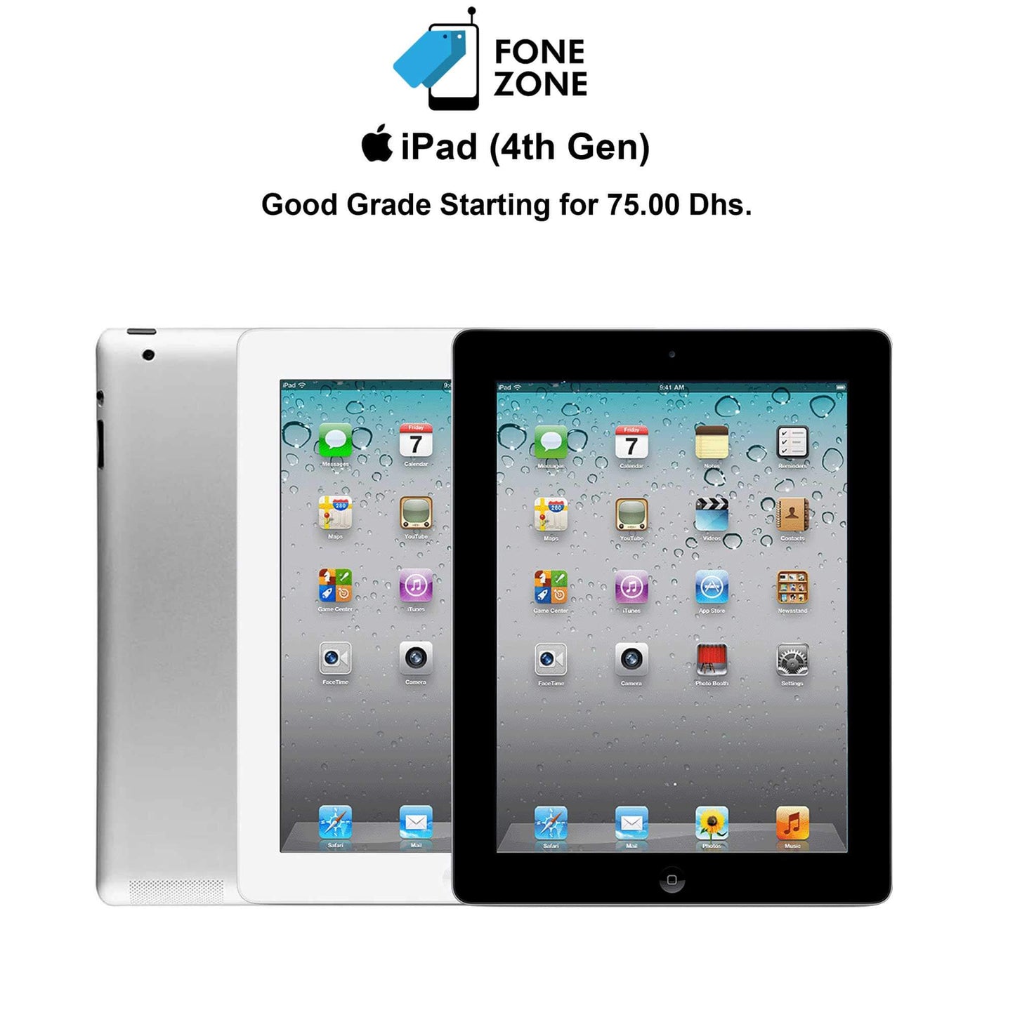 Buy now iPad (4th generation) - At Fonezone UAE