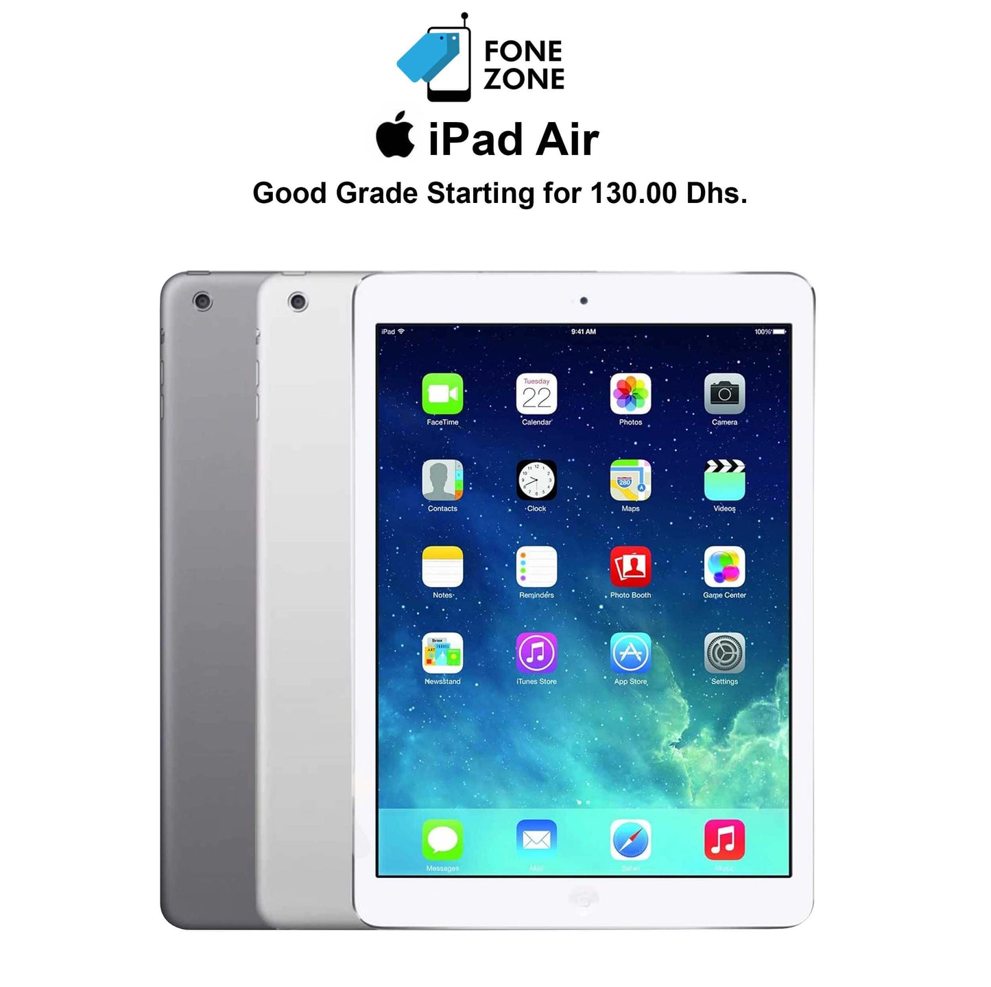Buy now Apple iPad Air - At Fonezone.ae