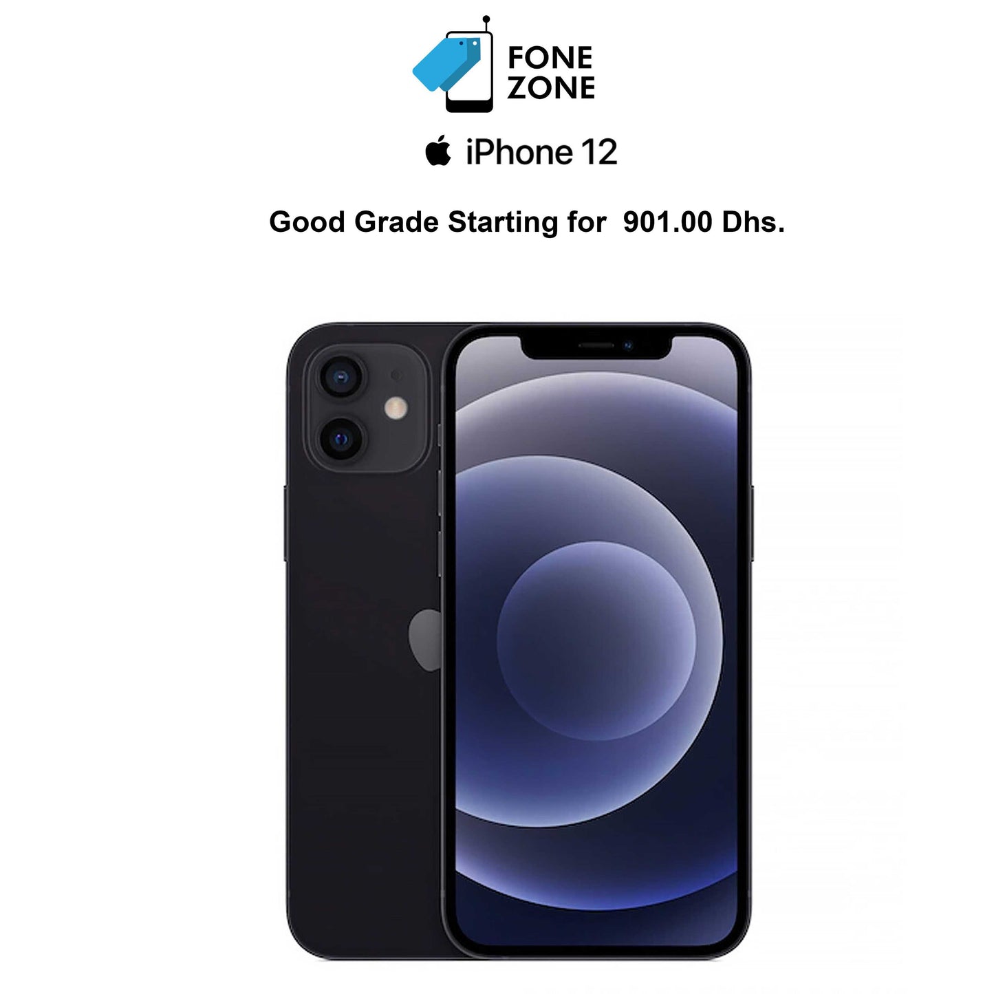 Shop for Apple iPhone 12 - AT Fonezone.ae