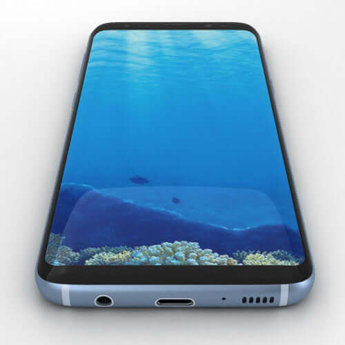 Samsung Galaxy S8 128GB 4GB Ram Dual Sim 4G LTE Coral Blue in Dubai, (UAE)