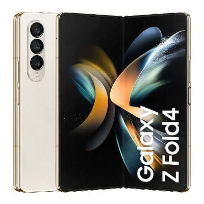 Shop Samsung Galaxy Z Fold4 Mobile Phone 256GB Beige at Fonezone UAE