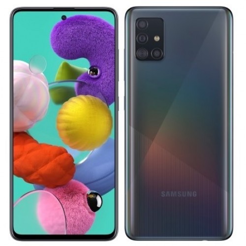 Samsung Galaxy A51, 5G Single Sim 128GB 6GB Ram Prism Crush Black or samsung a51