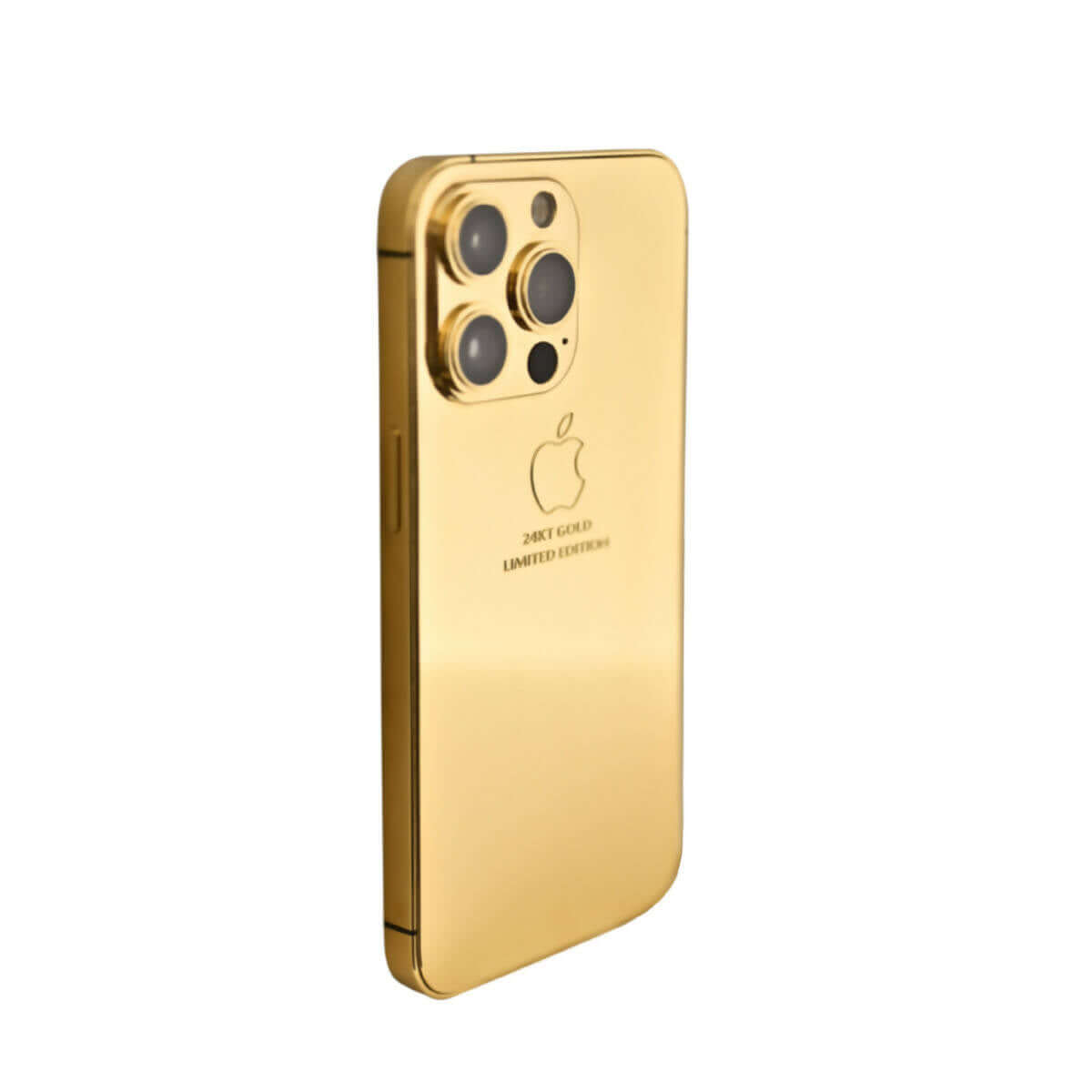24K Gold Plated Frame White Apple iPhone 13 Pro Max - UAE