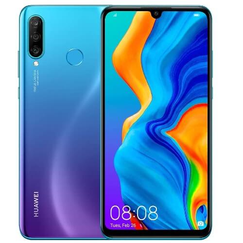 Huawei P30 Lite 128GB, 4GB Ram Single SIM Peacock Blue
