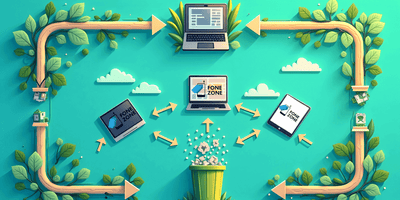 Refurbish Recycle Reuse Reduce Your Digital Waste Smartly - Fonezone.ae