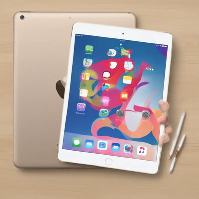 iPad Air 2 Review: Performance, Features, and Best Deals on FoneZone.ae with hand holding the tablet.