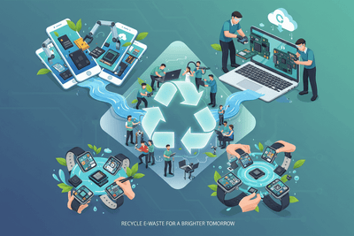 E-waste Recycling Methods - Fonezone.ae