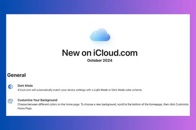 Apple Updates iCloud Website With Dark Mode Support and Other New Features - Fonezone.ae