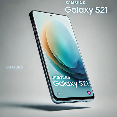 Samsung Galaxy S21 smartphone featuring a sleek design and vibrant display.