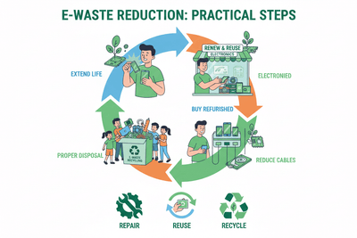 Smart Ways to Reduce E-Waste - Fonezone.ae