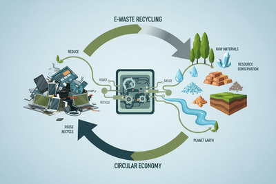 E-Waste Recycling Helps Preserve Natural Resources - Fonezone.ae