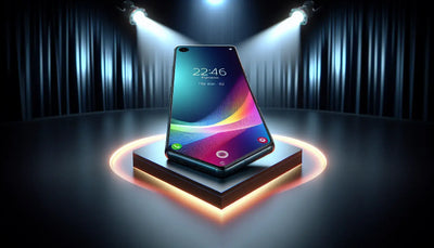 OnePlus Nord CE4 Runs Geekbench Ahead of April 1 Unveiling displayed on a spotlighted pedestal.