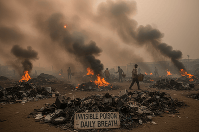 E-Waste Burning - Fonezone.ae