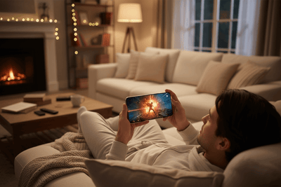 Oppo Reno11 Pro Immersive Entertainment Display - Fonezone.ae