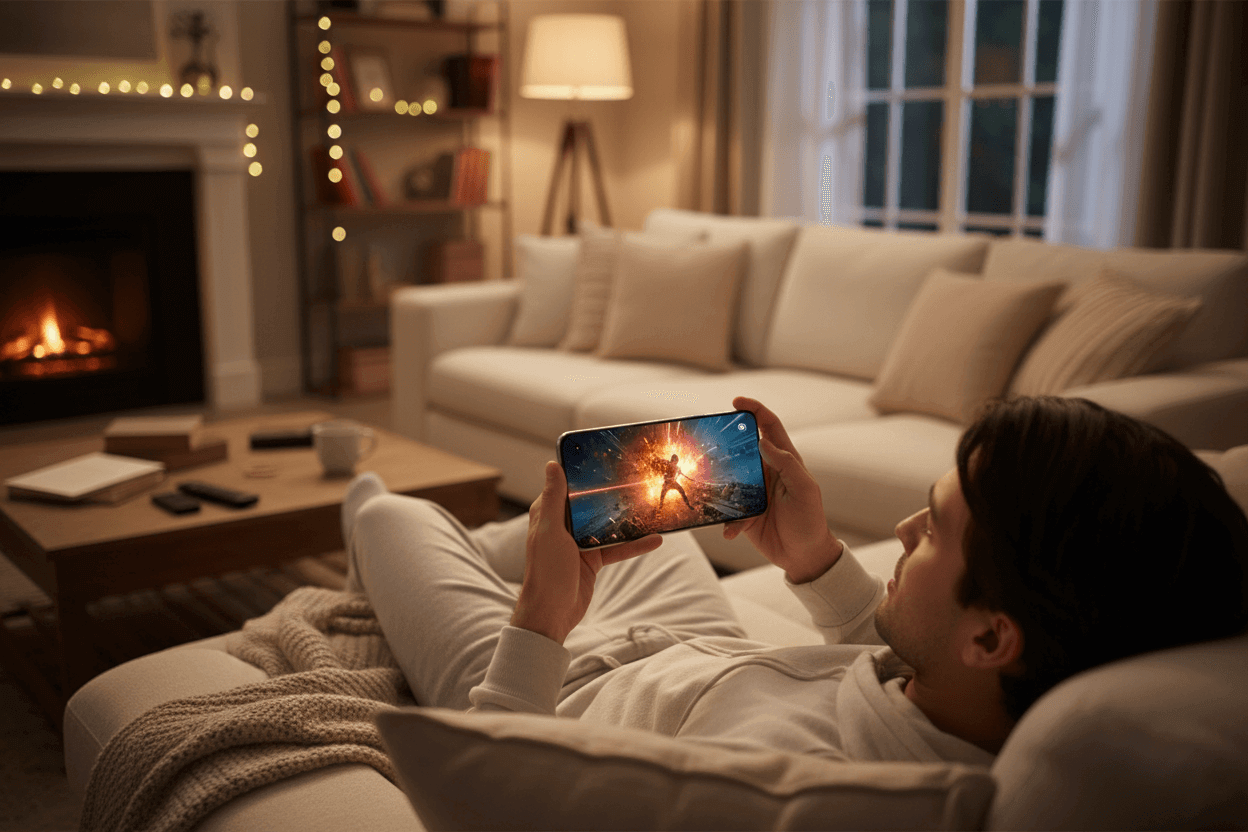 Oppo Reno11 Pro Immersive Entertainment Display - Fonezone.ae