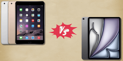 Apple iPad Air 2 vs iPad Air 13 image comparison showcasing both models side by side.