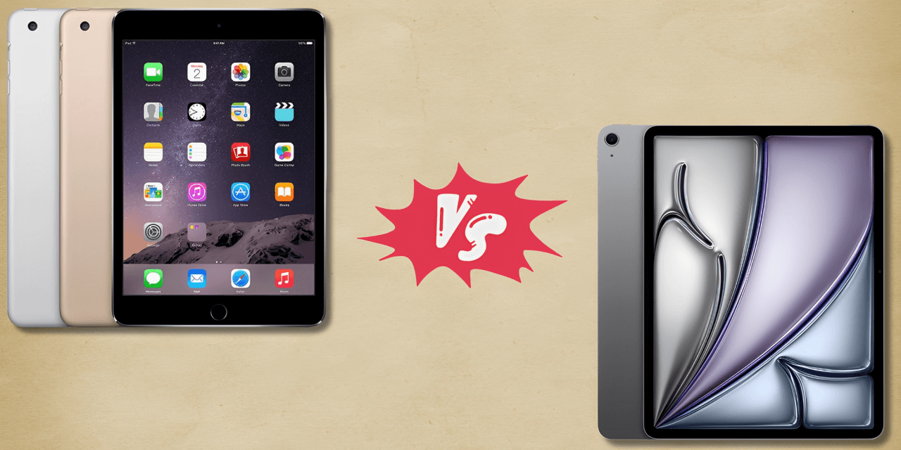 Apple iPad Air 2 vs iPad Air 13 image comparison showcasing both models side by side.