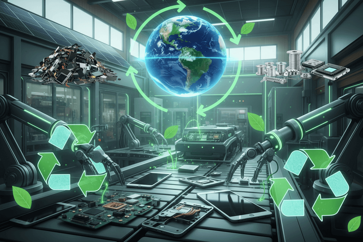 E-Waste Recycling Drives Climate Goals & Sustainable Growth - Fonezone.ae